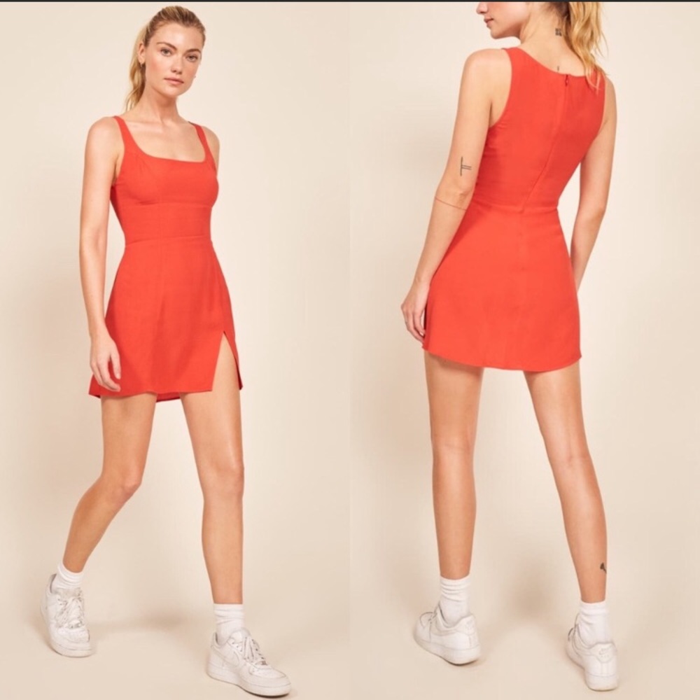 Reformation Tiegan Minidress in Hot Day sz 10